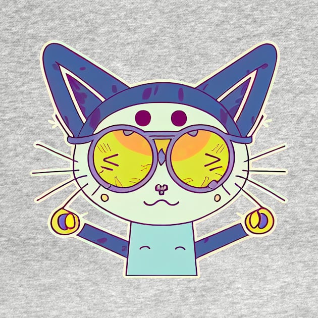 Cat cute sticker styles Galaxy by ComicsFactory